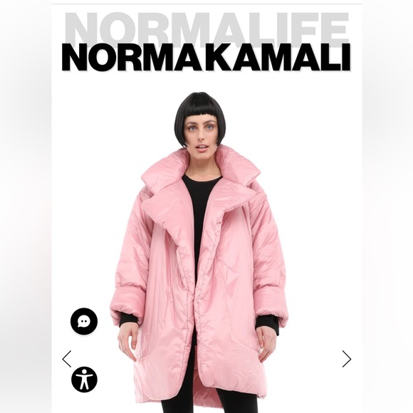 Purple/pink coat NORMAKAMALI - Picture 1 of 7